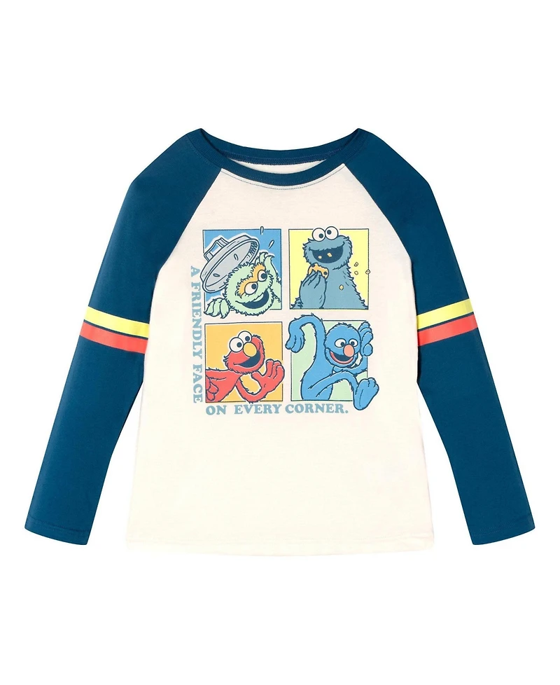 Sesame Street Baby Boy's (12M-24M) 2-Piece Long Sleeve Tee Set