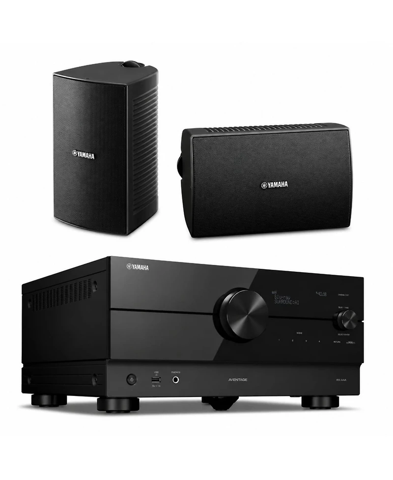 Yamaha Rx-A4A 7.2-Channel Dolby Atmos Av Receiver with Speakers