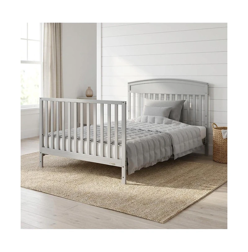 Graco Benton 5-in-1 Convertible Crib with Drawer (Pebble Gray)