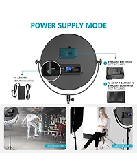 Neewer Camera Battery and Charging Accessory with 45.5cm, 70W