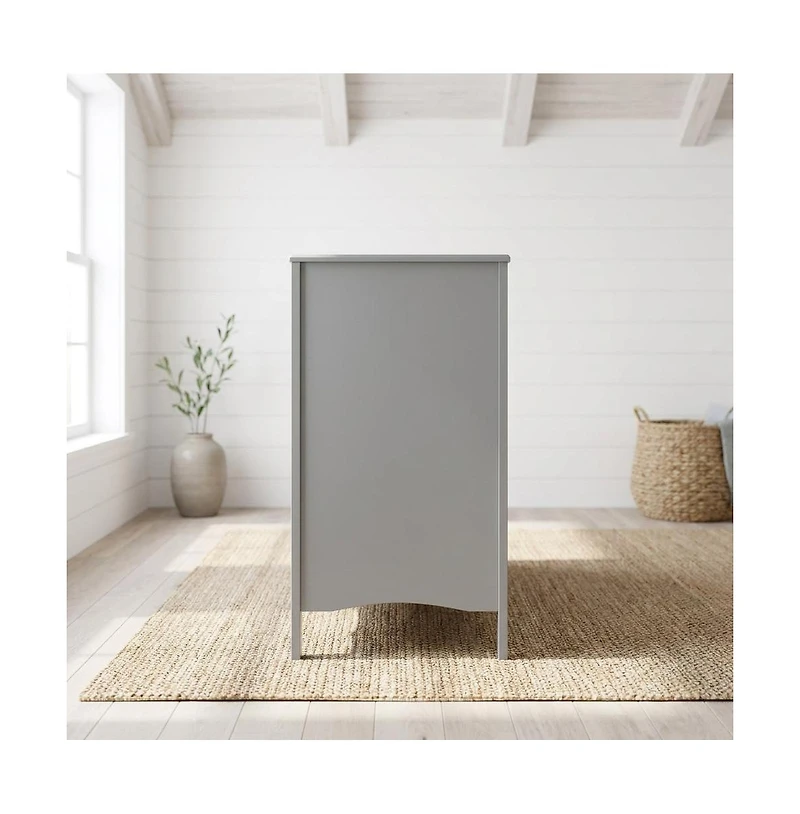 Graco Noah 6 Drawer Double Dresser (Pebble Gray)