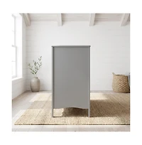 Graco Noah 6 Drawer Double Dresser (Pebble Gray)