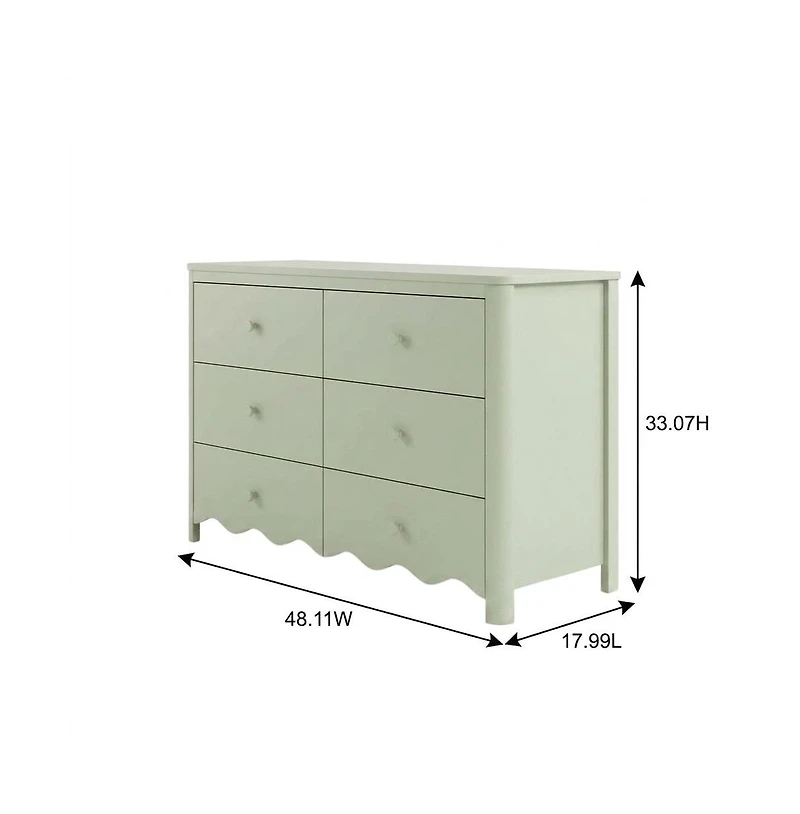 Storkcraft Casablanca 6 Drawer Dresser