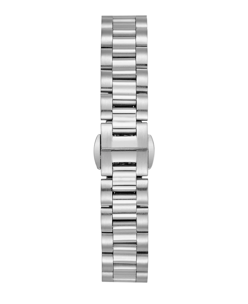 Adornia Women's Silver Rome Black Face Watch