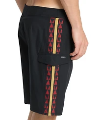 Quiksilver Men's Surfsilk 4-Way Stretch Hawaii Graphic Board Shorts