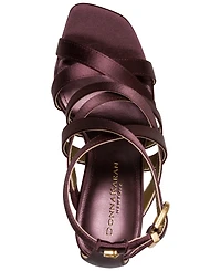 Donna Karan New York Women's Briarrose Multi Strap Square Toe Sandals