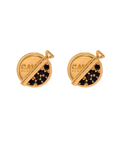 Girls Crew Crystal Premium Caviar Stud Earrings