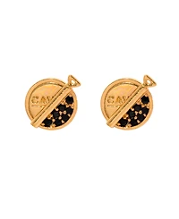 Girls Crew Crystal Premium Caviar Stud Earrings