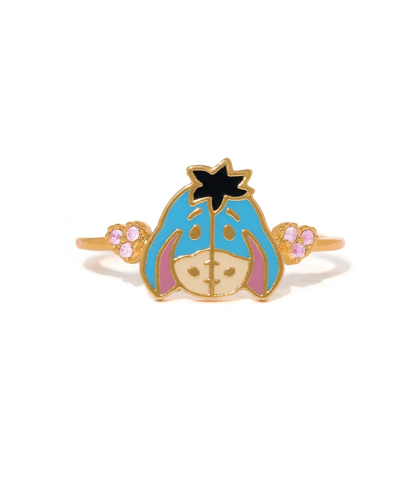 Girls Crew Gold-Plated Crystal Disney Eeyore Ring