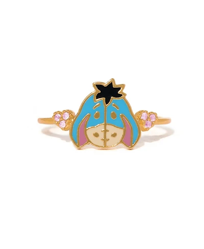 Girls Crew Gold-Plated Crystal Disney Eeyore Ring