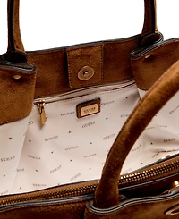 Guess Allegra Girlfriend Extra-Large Satchel Handbag
