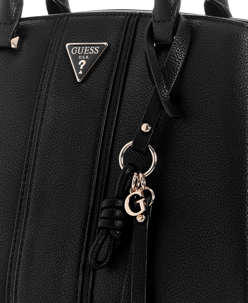 Guess Shimmer Top Handle Medium Satchel Handbag