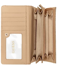 Guess Shimmer Phone Organizer Magnetic Snap Wristlet