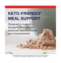 Metagenics Ketogenic Shake Keto Protein Powder Low Carb, Sugar Free, Gluten Free Meal Replacement 25 Vitamins Chocolate 14 Servings