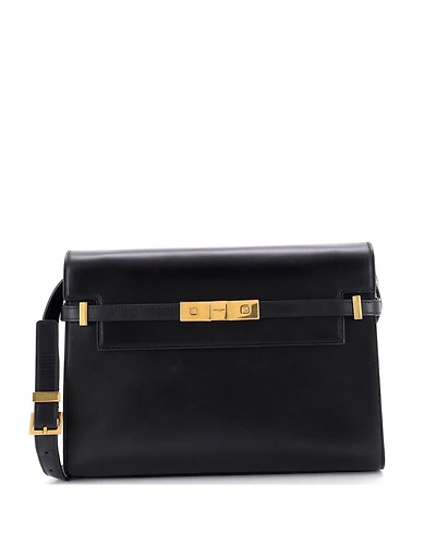 Pre-Owned Saint Laurent Manhattan Shoulder Bag Leather