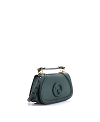 Pre-Owned Gucci Medium Blondie Nm Top Handle Bag Canvas with Leather