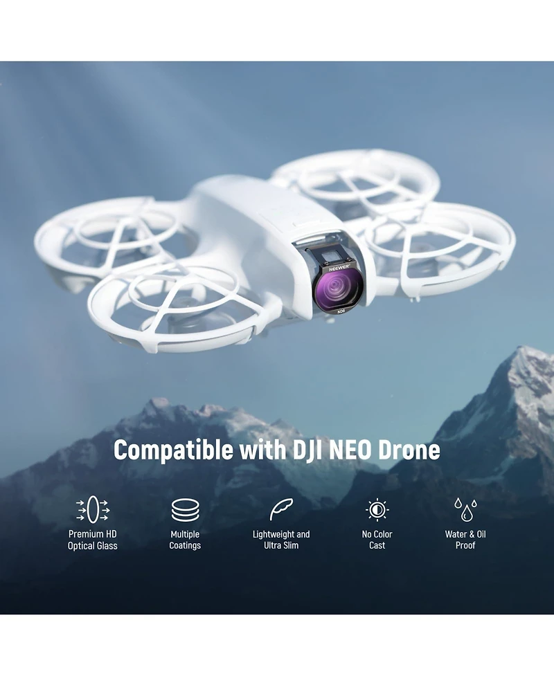 Neewer Fl-N32 Camera Lens Accessory with ND8, ND16, ND32 for Dji Neo