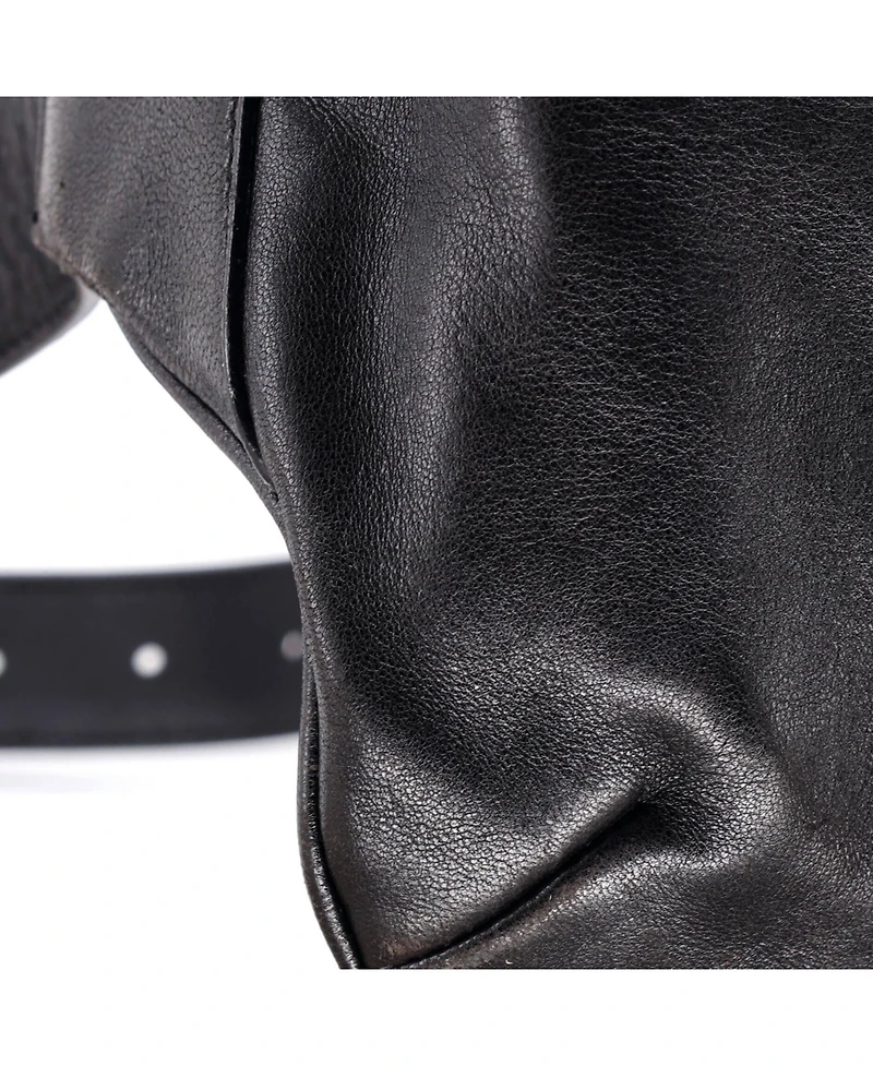 Pre-Owned Saint Laurent Classic Monogram Belt Bag Leather