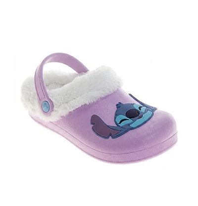Disney Girls 1-13 Classic Fleece Lined Clogs