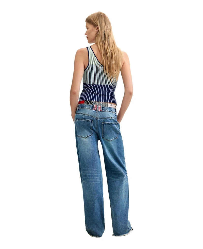 Desigual Women's Jeans pants 100% cotton