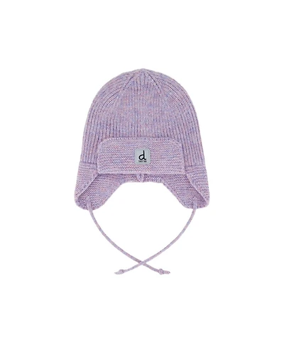 Deux par Baby Girls (3M-24 M) Winter Knit Hat with Ear Flaps and Strings