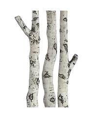 John Timberland White Forest 30 1/4" Tall Faux Birch Tree Large Farmhouse Rustic End Table Lamps Set of 2 Living Room Bedroom