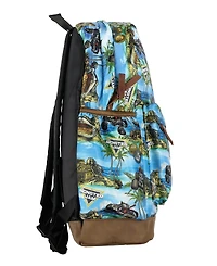 Monster Jam Backpack Pirate Curse All Over Design 16 Inch Book Bag School