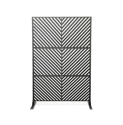 gaomon 3 Panel Room Divider Screen with Storage Shelves and Rolling Wheels