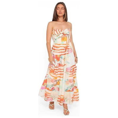 Petal and Pup Women's Sitara Strapless Midi Dress