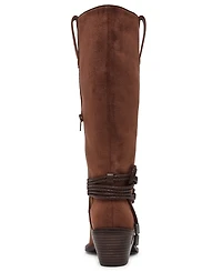 Dv Dolce Vita Women's Gennie Braided Buckle Western Tall Boots