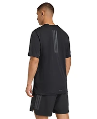 adidas Men's D4T Prime Lift 3-Stripes Crewneck T-Shirt