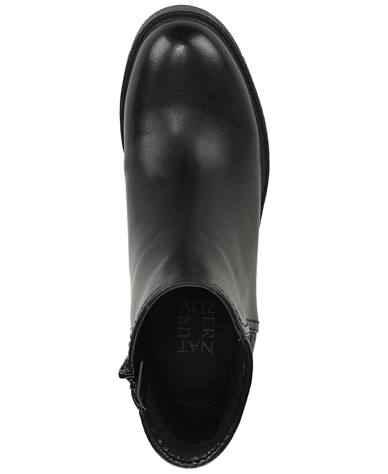 Naturalizer Women's Janet Round Toe Zipper Booties