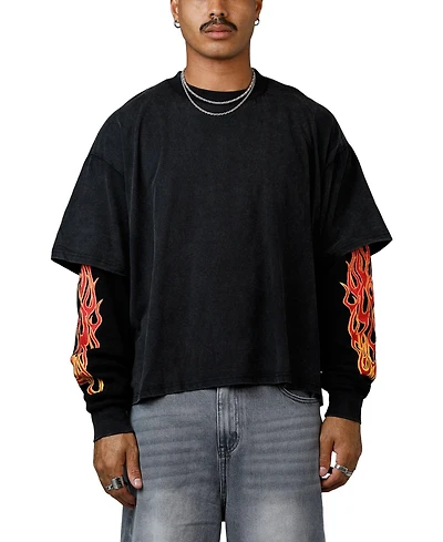 mnml Men's Double Layer Thermal Long Sleeve T-Shirt