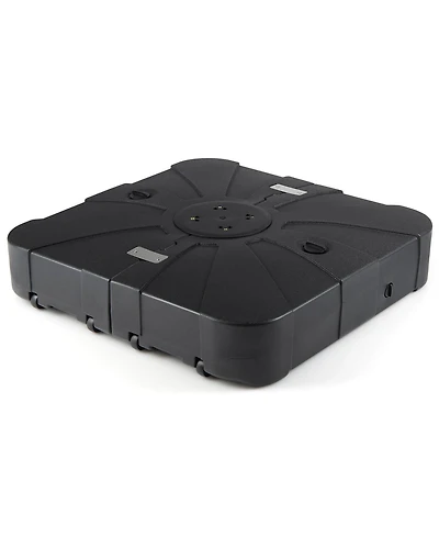Costway 375 Lbs Outdoor Cantilever Umbrella Base with Wheels for Garden Deck Poolside