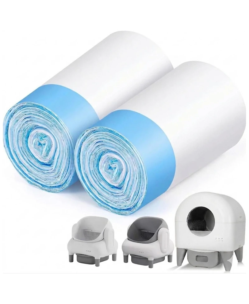Cumrige Trash Bags Drawstring Extra Thick Garbage Bags Wastebasket Bin Liners Plastic Trash Bags for Bathroom, Bedroom, Office, Car, Kitchen, Home
