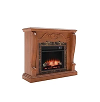Augusta Home Cardona Electric Fireplace With Faux Marble