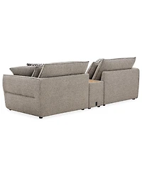 Evandro 3-Piece Sofa with Console Set (Laf Chair, Raf Chair & Console), Macy's Exclusive