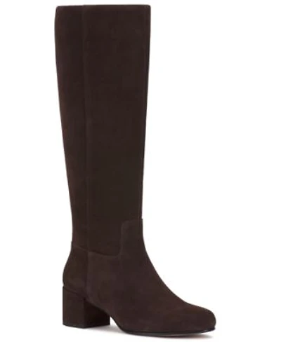 Vince Camuto Womens Pazzla Block Heel Casual Boots Regular Wide Extra Wide Calf