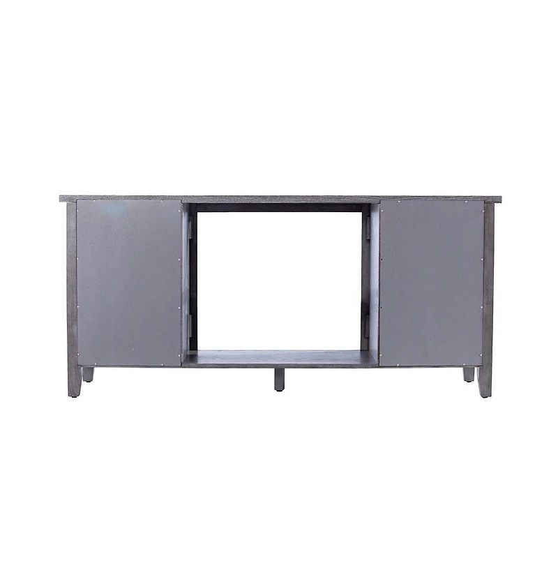 Augusta Home Edderton Electric Fireplace with Media Storage