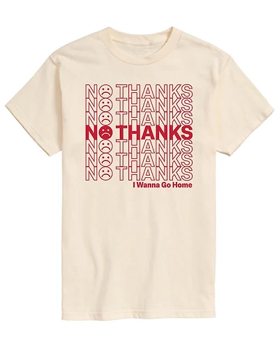 Airwaves Men's No Thanks Short-Sleeve Graphic T-Shirt