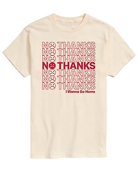 Airwaves Men's No Thanks Short-Sleeve Graphic T-Shirt