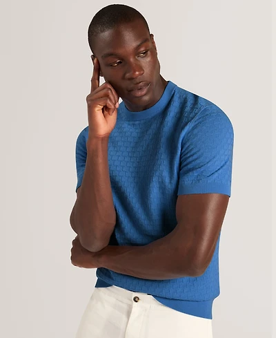 Ted Baker Men's Ingvi Weaves Textured Crewneck T-Shirt