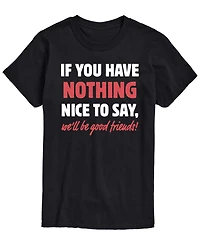 Airwaves Men's Nothing Nice To Say Short-Sleeve Graphic T-Shirt