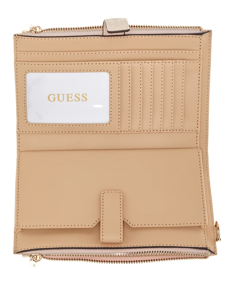 Guess Laurel Ii Zipper Organizer Bifold Wallet