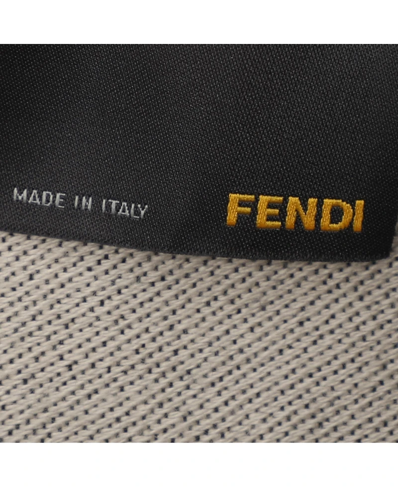 Pre-Owned Fendi Women's Logo Graphic Denim T-Shirt