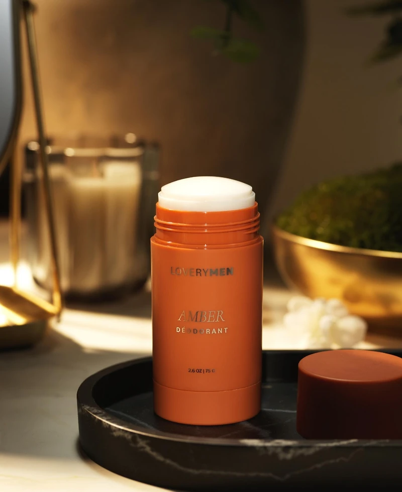 Lovery Amber Aluminum Free Deodorant Stick - 2.6oz 24 Hour Odor Control