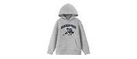 Naruto Classic Kakashi Fighting Stance Youth Heather Gray Graphic Hoodie-Small