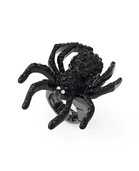 Betsey Johnson Faux-Stone Halloween Spider Cocktail Ring