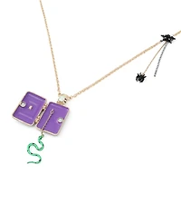 Betsey Johnson Faux-Stone Halloween Poison Potion Pendant Necklace