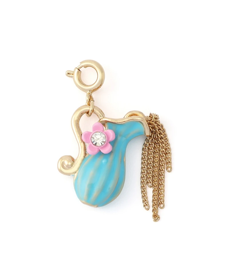 Betsey Johnson Faux-Stone Aquarius Celestial Pendant Necklace Charm Zodiac Set